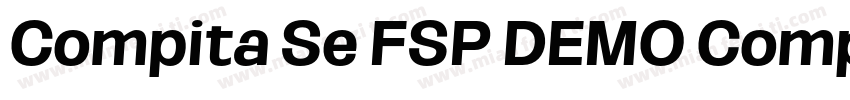 Compita Se FSP DEMO Compita BoldmiB字体转换